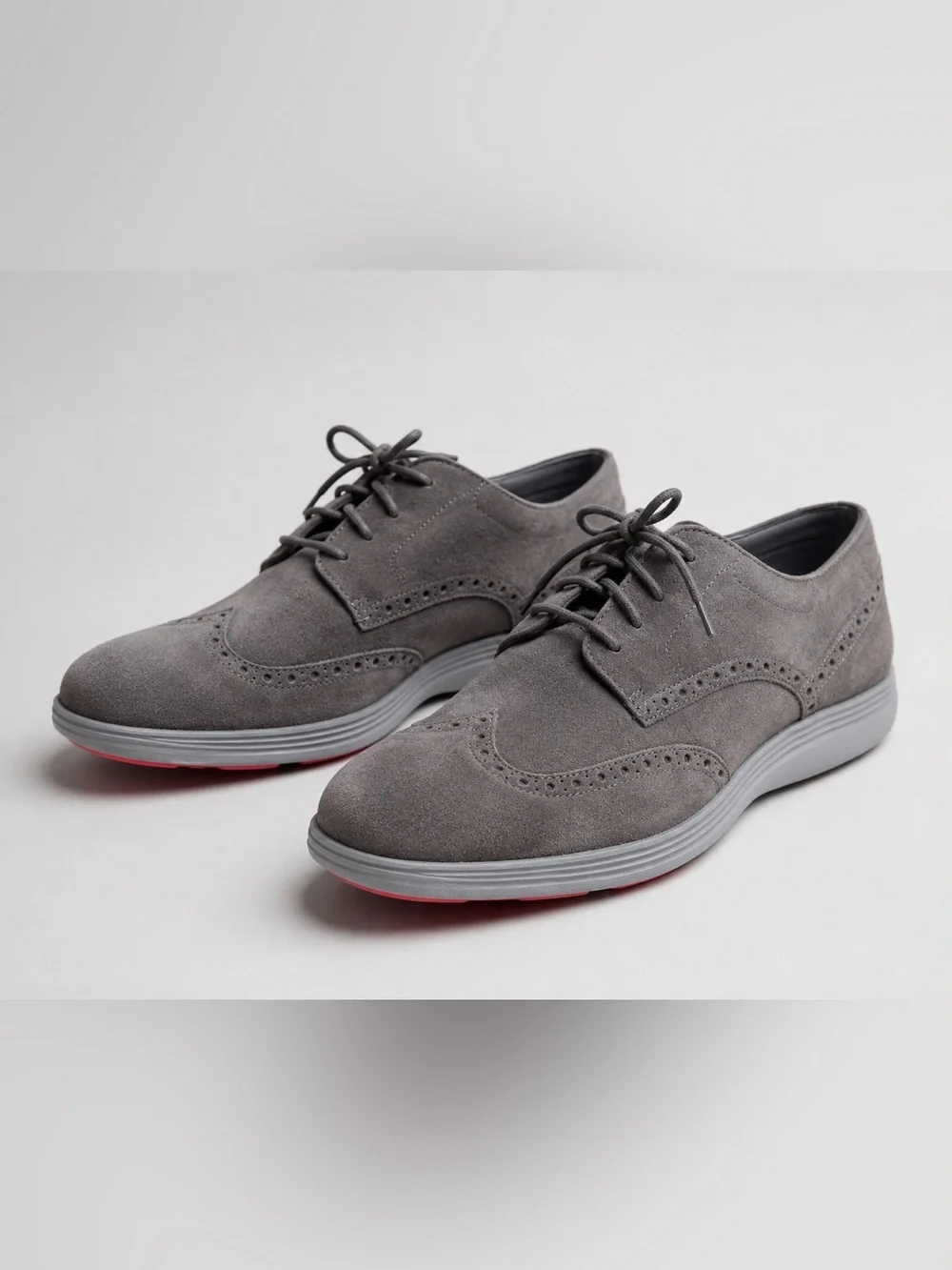 Cole Haan Original Grand Wingtip Oxford | Men’s Size 10.5 | Grey Suede|